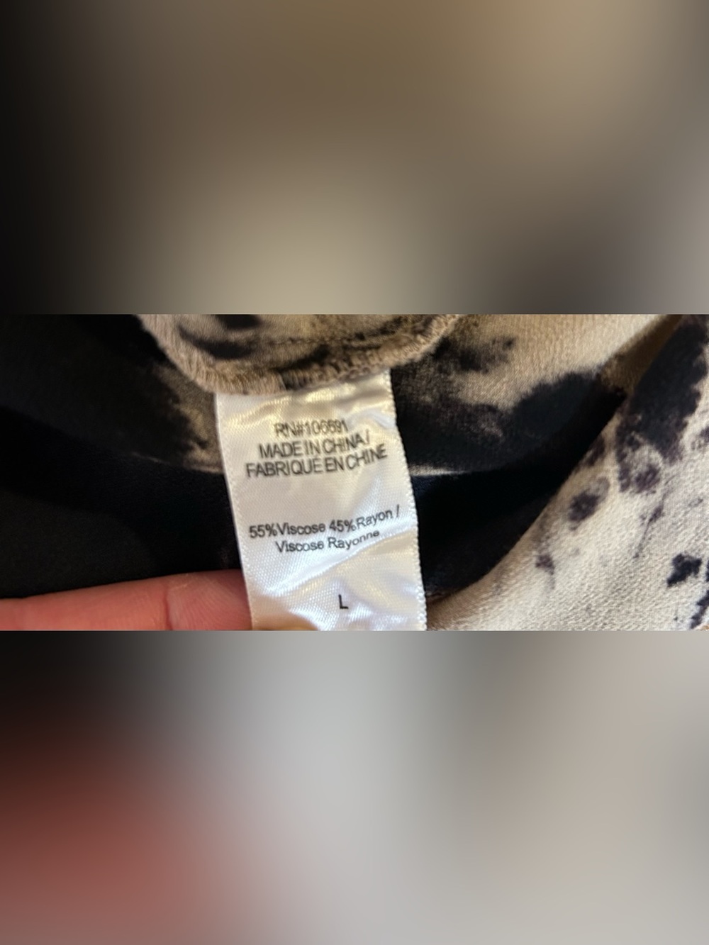 Young Fabulous & Broke Strapless Black Tan Tie Dye Maxi Dress Size L Boho Y2K - Picture 11 of 12